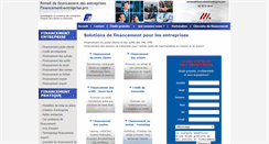 Desktop Screenshot of financement-entreprise.pro