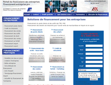 Tablet Screenshot of financement-entreprise.pro